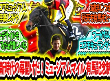 『3歳世代がバケモノ揃い！新時代の幕開けだ！ミュージアムマイル 有馬記念制覇ァ‼』に対するみんなの反応【競馬の反応集】