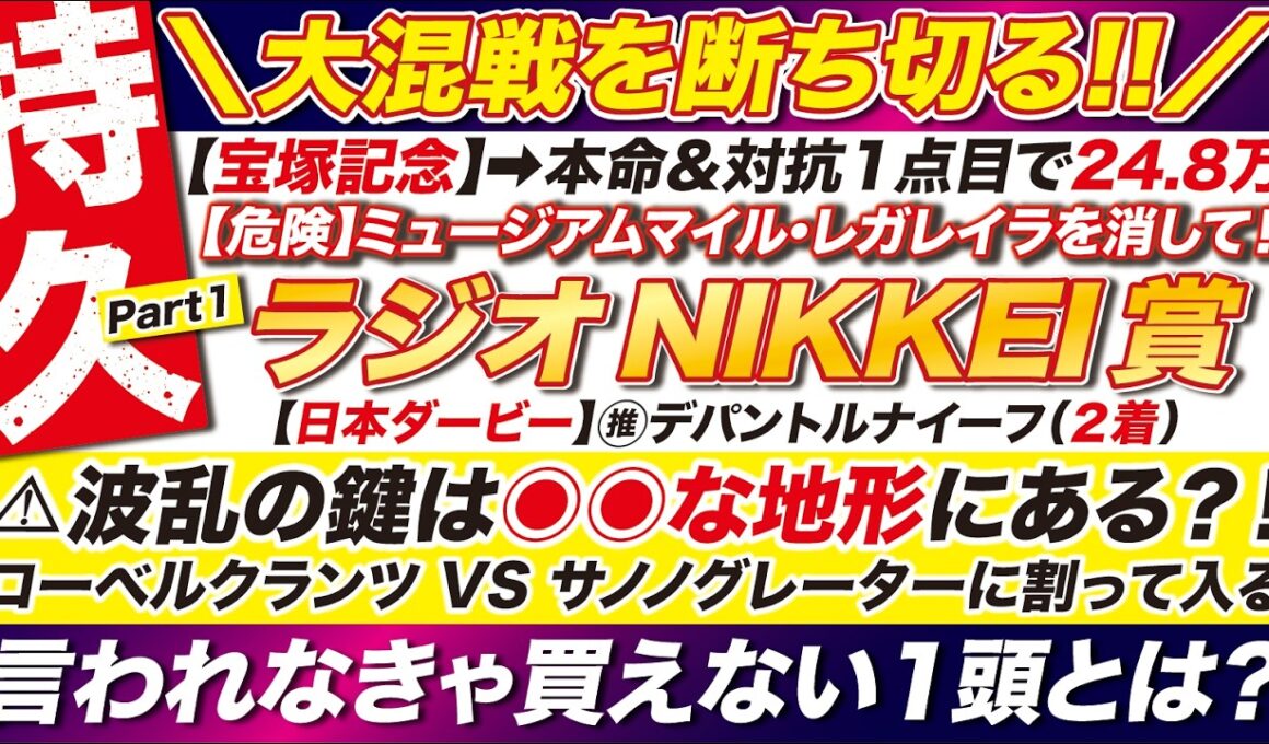 Q.なぜ福島は荒れるのか？→【ラジオNIKKEI賞2026予想】波乱の鍵は◉◉な地形にある？ローベルクランツ VS サノノグレーターに割って入る、言われなきゃ買えない１頭とは？