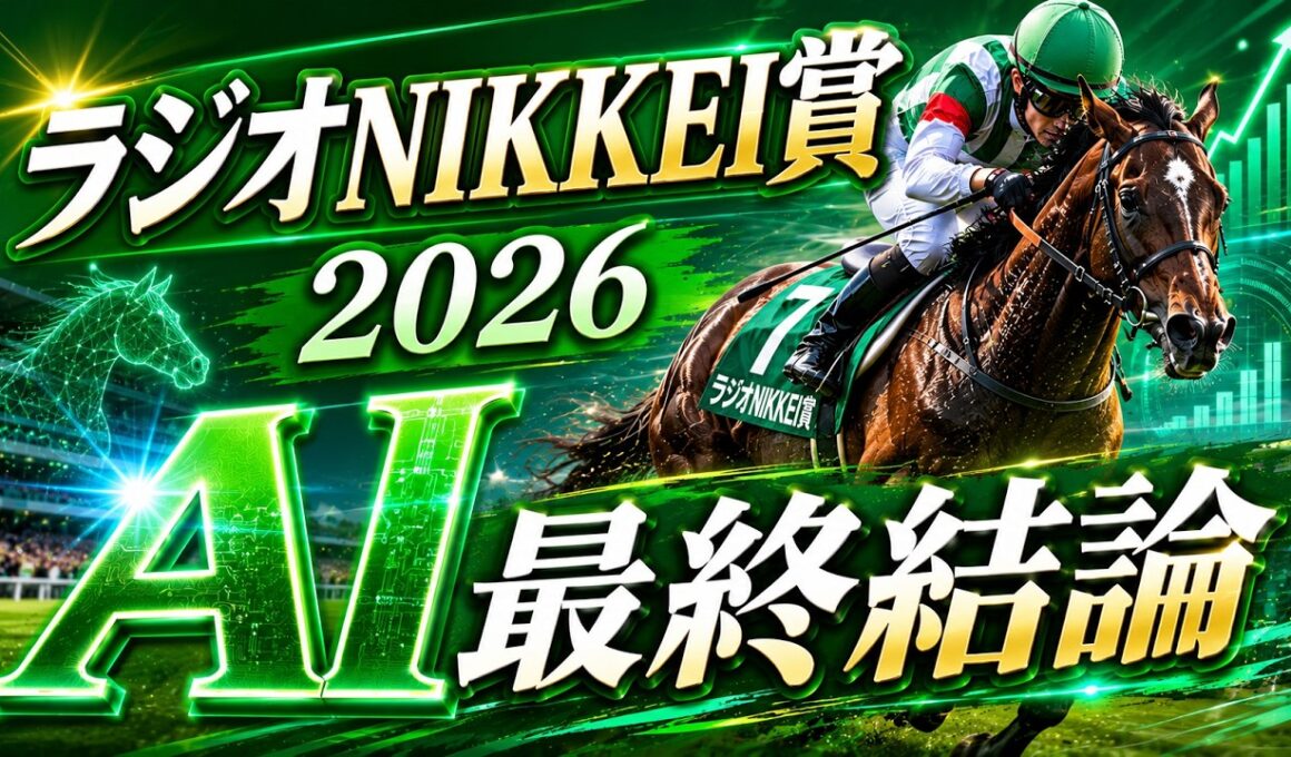 【ラジオNIKKEI賞2026 AI最終結論】本命は実力最上位の伏兵！！