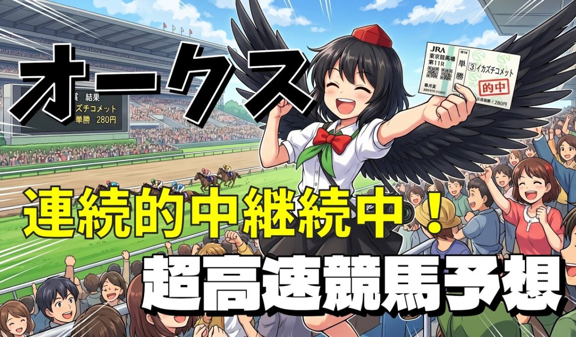 【ゆっくりじゃない東方】オークス（優駿牝馬）2026【射命丸文の超高速競馬予想】