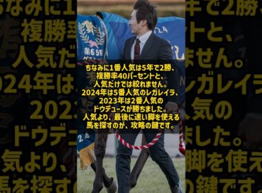 有馬記念で一番堅い買い方 過去5年で上がり最速の馬が3着内を外していない #Shorts