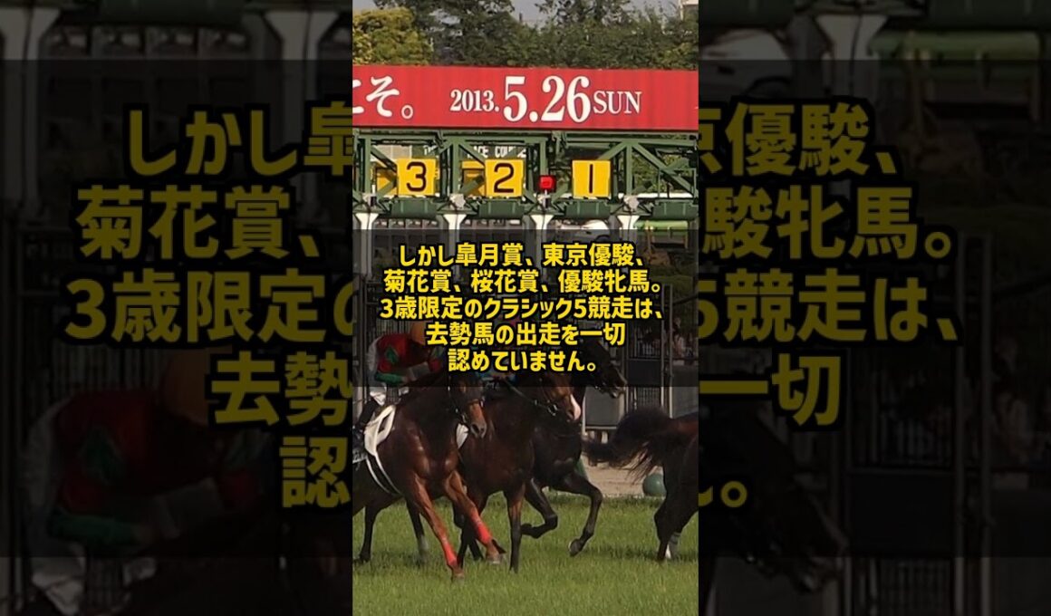 気性を捨てて安定を得た馬が、クラシックに出られなくなる落とし穴 #Shorts