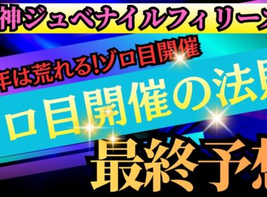 【競馬】阪神JF最終予想！今年はゾロ目開催！ゾロ目開催の法則…荒れます！