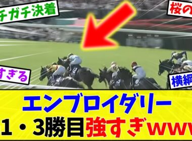 【ヴィクトリアマイル2026】エンブロイダリー、ヴィクトリアマイル完勝でG1・3勝目！強すぎて逆に驚いた←これ【競馬】