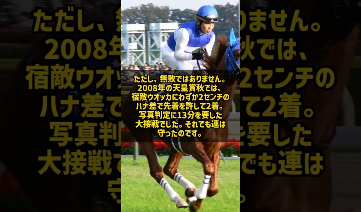 12戦で一度も連を外さなかった牝馬を知っていますか #Shorts