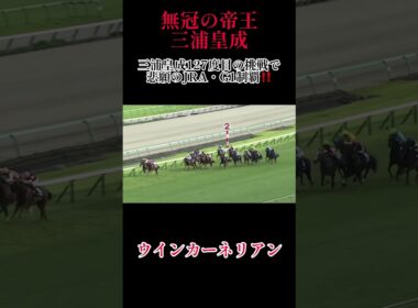 【2025 スプリンターズステークス（G1）】ウインカーネリアン三浦皇成127度目の挑戦で悲願のJRA・G1 初制覇！ #競馬 #jra #スプリンターズステークス #三浦皇成 #ウインカーネリアン
