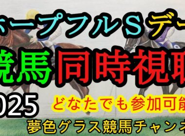 2025年ホープフルステークス、阪神カップデー同時視聴ライブ【夢色グラス】