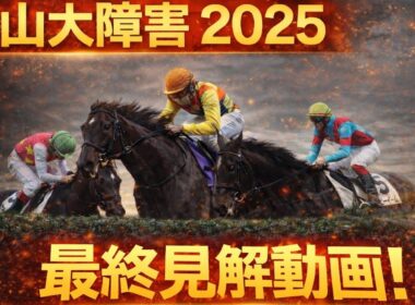 【中山大障害2025】最終見解！予想印&買い目発表🔥有馬の軍資金を増やしましょう！
