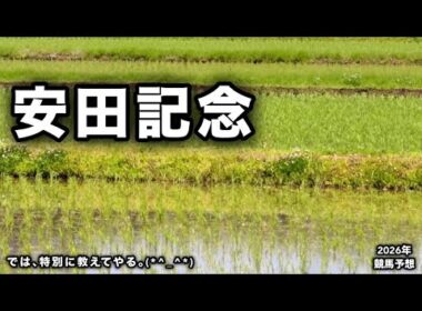 安田記念2026【競馬予想】