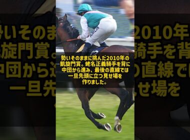 皐月賞8着だった馬がなぜ凱旋門賞でアタマ差2着まで世界に迫った? #Shorts