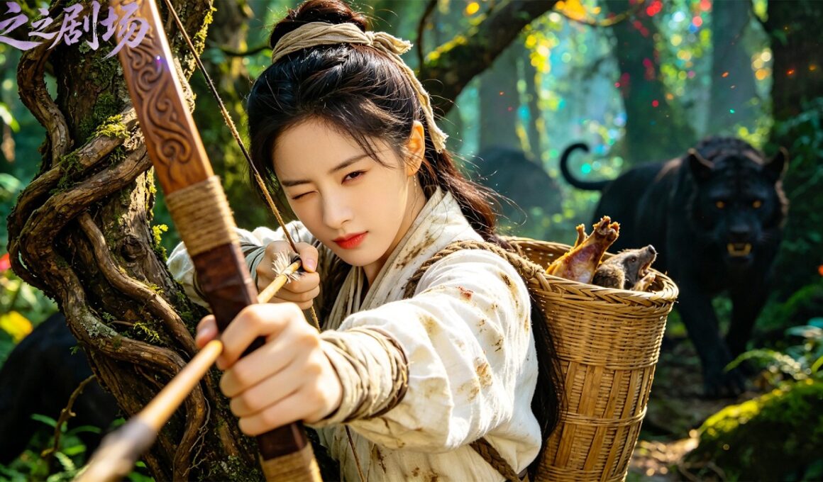 现代举重冠军穿成古代小农女！靠天生神力一心挽起神弓打猎，各种山野猛兽通通端上桌，带全家逆袭致富不停歇！【小不点进山打猎，山野猛兽端上桌】