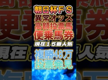 「朝日杯FS2024」15番人気48万円の高額投票！　#競馬データ　#朝日杯フューチュリティステークス2024 #朝日杯FS2024