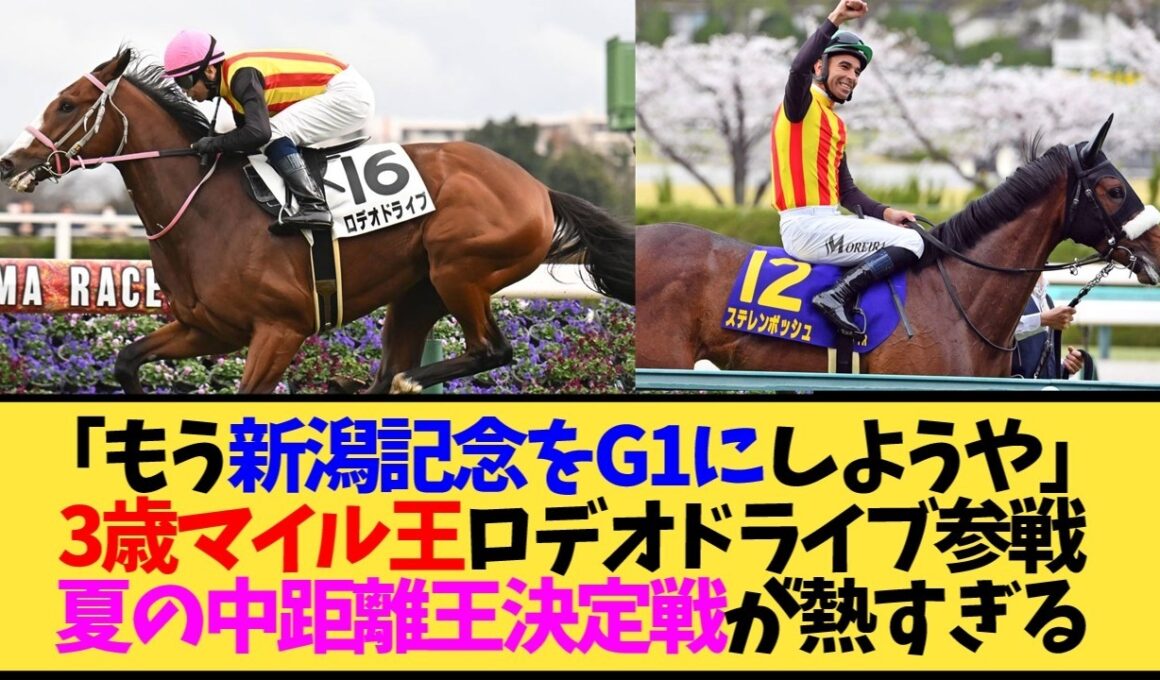 【次走報】ロデオドライブ、まさかの新潟記念2000m挑戦へ…秋天狙いか？【競馬】