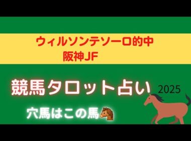 【ウィルソンテソーロ的中🎯】阪神ジュベナイルフィリーズJF競馬タロット占い🐴【アランカールの運気は？！】