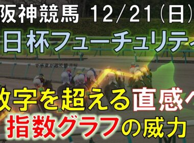 【12/21(日)】阪神11R朝日杯フューチュリティステークス攻略法｜指数グラフで勝ち筋を暴く