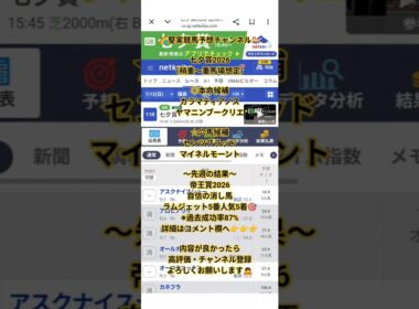 【七夕賞2026】◎本命候補と☆穴馬候補