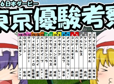 ゆっくり2026東京優駿(日本ダービー)考察