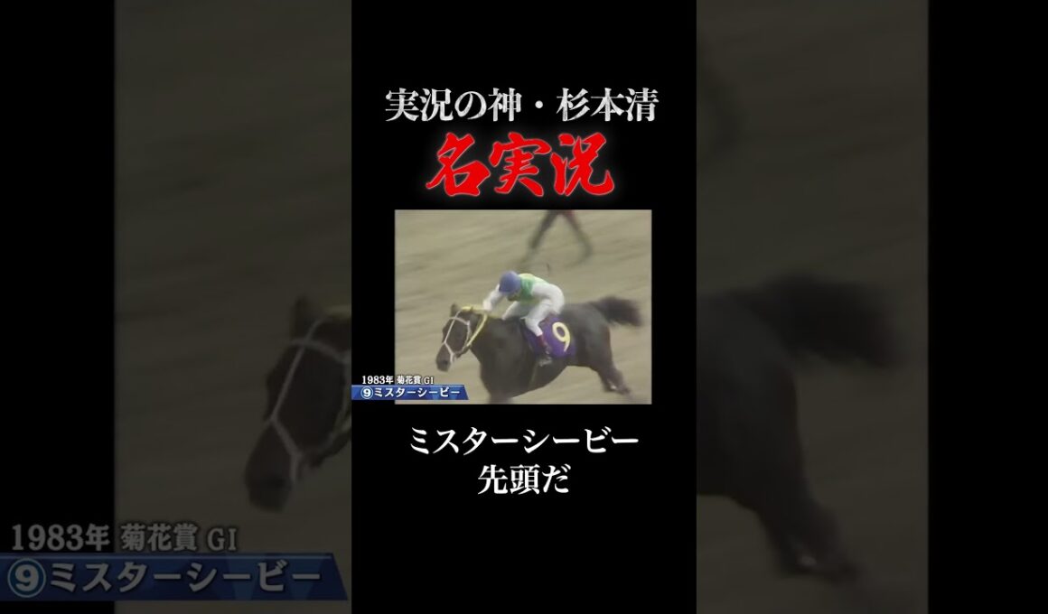 #競馬 #菊花賞 #ミスターシービー #杉本清