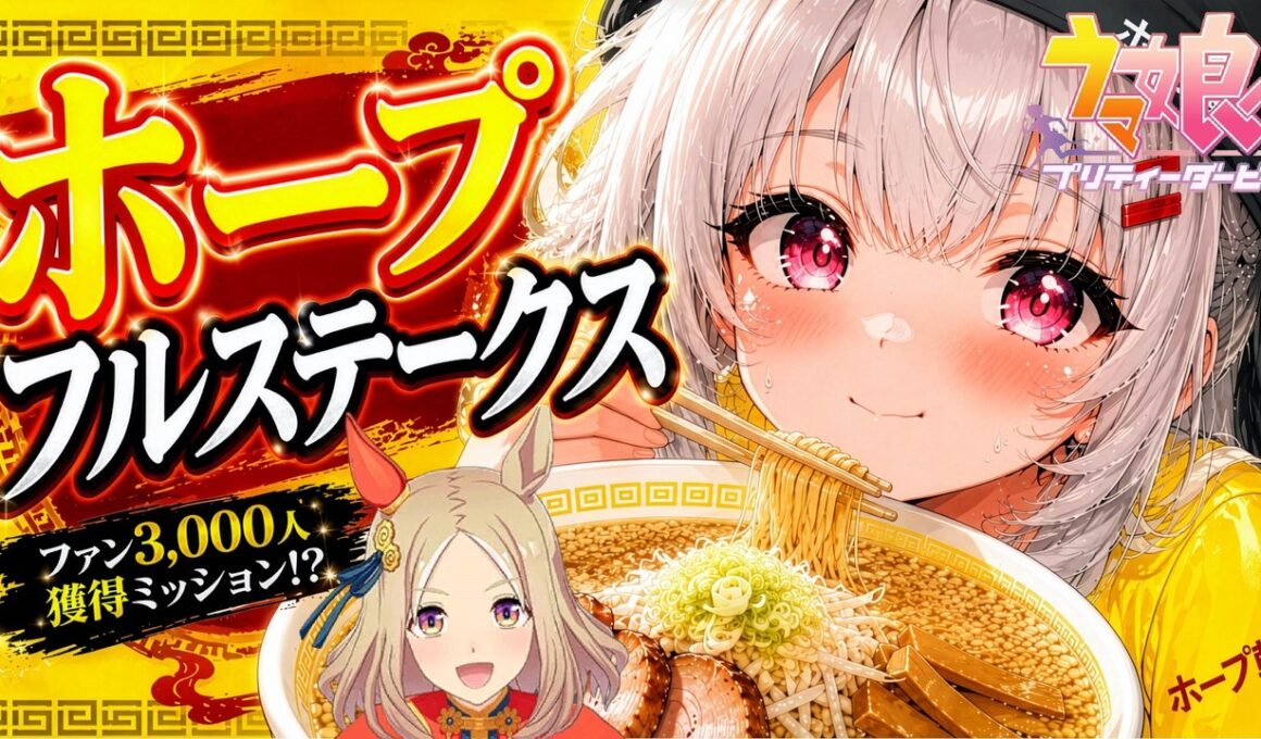 【ウマ娘】🍜らっしゃい！ホープ軒…じゃなくて、ホープフルSで育成終了の危機⁉️ファン3,000人の壁にトラウマが…😱┊︎初心者┊︎Vtuber┊︎配信中