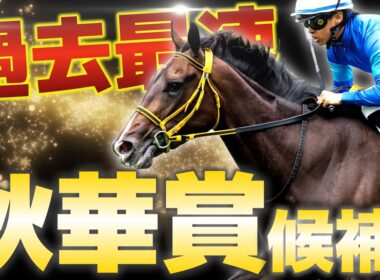 【過去最速】秋華賞も夢ではない大物候補