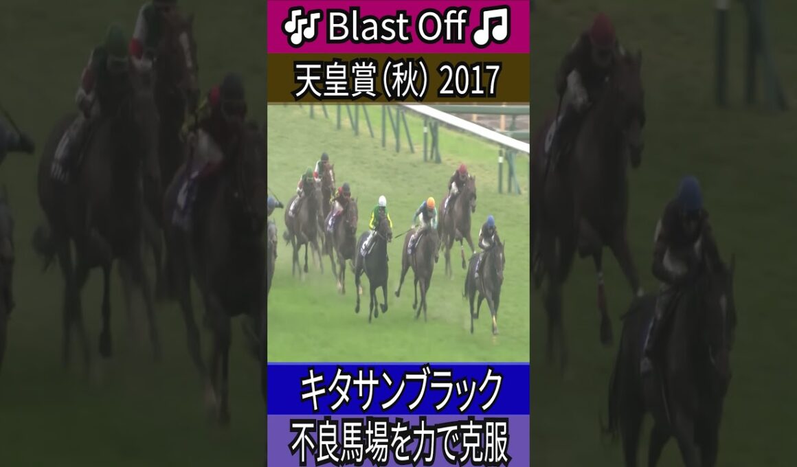 不良馬場を力で克服 【天皇賞（秋） 2017】キタサンブラック #天皇賞秋 #キタサンブラック #武豊