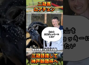 【史上9頭目の三冠へ】ロブチェンの秋始動戦が決定！ #shorts #競馬 #競馬予想 #中央競馬 #ロブチェン #皐月賞 #日本ダービー #菊花賞 #クラシック #松山弘平 #コントレイル
