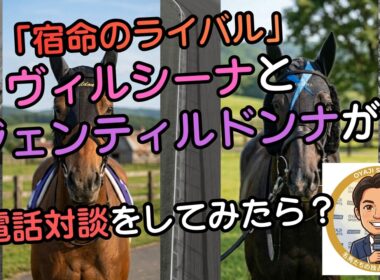 ジェンティルドンナとヴィルシーナのバチバチ女子会。品格あふれるお嬢様言葉なのに…内容が野蛮すぎる件w #ジェンティルドンナ #ヴィルシーナ #競馬 #名馬 #ウマ娘