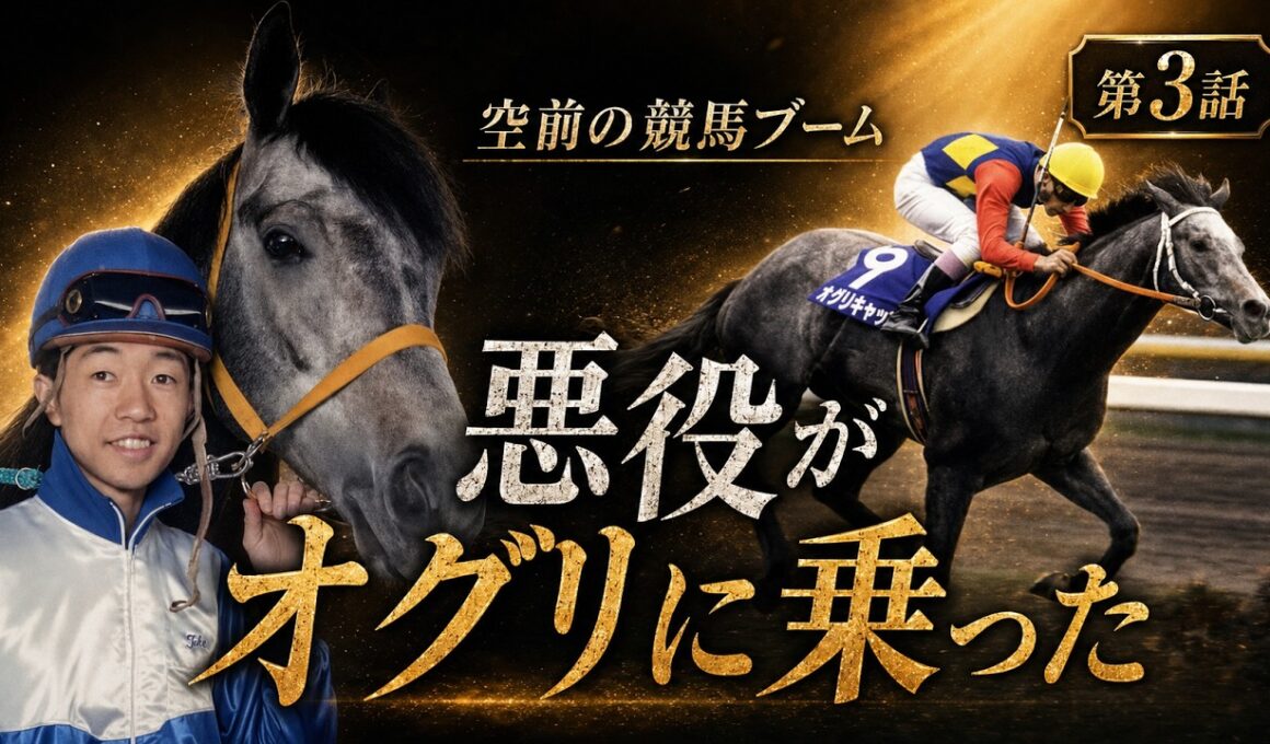 【武豊5000勝達成記念】“悪役”と呼ばれた武豊がオグリキャップに乗った日｜1990年春夏・第3話