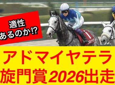 【競馬】アドマイヤテラが札幌記念から凱旋門賞2026に出走！適性はあるのか！？【競馬の反応集】