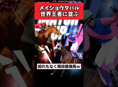 メイショウタバル世界王者に並ぶ⁉【競馬反応集】#メイショウタバル#宝塚記念2026#武豊