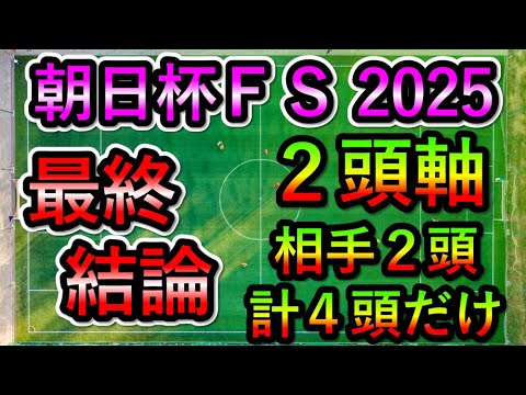 ✨2頭軸相手2頭のみ 【朝日杯フューチュリティステークス2025】 最終結論