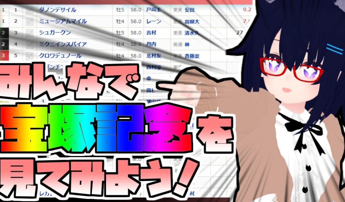 【競馬】ウマ娘から競馬を知った初心者も寄っといで！~みんなで競馬を見てみよう:2026宝塚記念編~