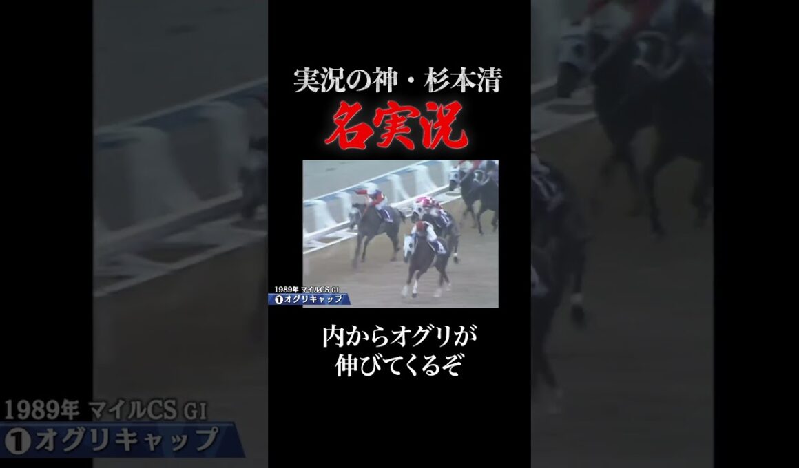 #競馬 #マイルチャンピオンシップ  #オグリキャップ #杉本清