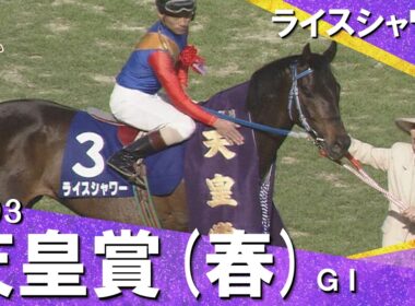 【漆黒のステイヤーがメジロマックイーンの3連覇を阻む！】1993年 天皇賞(春)ＧⅠ ライスシャワー　実況：杉本清【カンテレ公式】