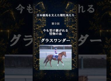 今も受け継がれる怪物の血【グラスワンダー】