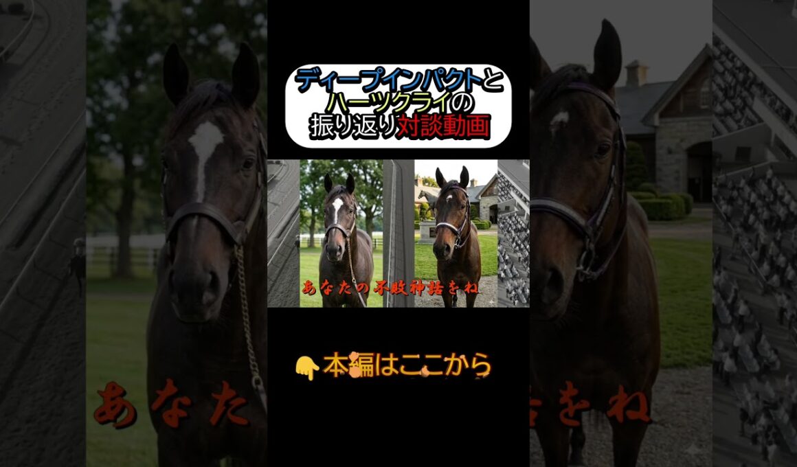 ハーツクライとディープインパクトが有馬記念振り返り対談してみた件 #ディープインパクト #ハーツクライ #有馬記念 #競馬 #ウマ娘
