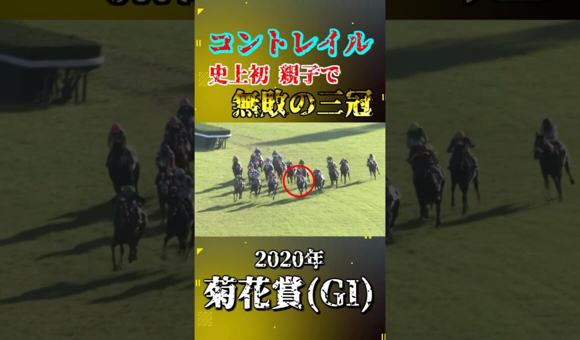 コントレイル【2020年菊花賞(GI)】#競馬 #shorts #菊花賞 #コントレイル