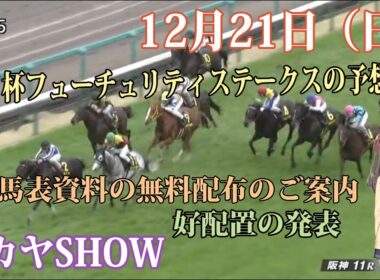 【競馬】朝日杯フューチュリティステークス　無料・無償の推奨穴馬予想 　出馬表チェック資料無料配布のご案内