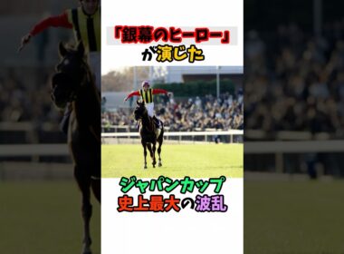 「銀幕のヒーロー」が演じた、ジャパンカップ史上最大の波乱 #競馬#horse