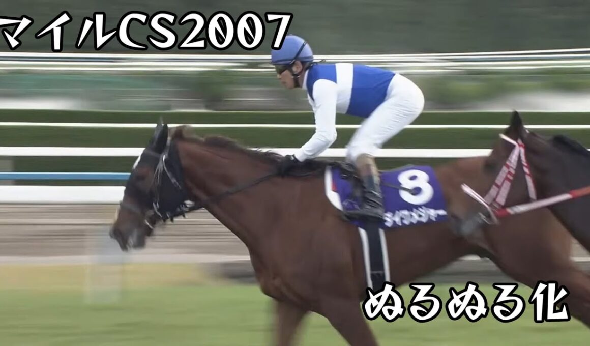 ダイワメジャー　マイルチャンピオンシップ 2007 ぬるぬる化で見よう conv to 60fps