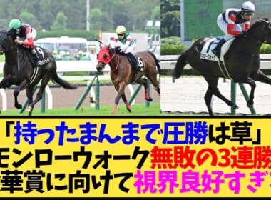 【モンローウォーク】無敗3連勝で秋華賞へ…キズナ産駒の牝馬が持ったまま圧勝で話題に【競馬】