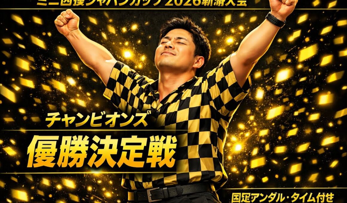 【固定アングル】ミニ四駆ジャパンカップ2026 新潟大会 チャンピオンズ優勝決勝戦