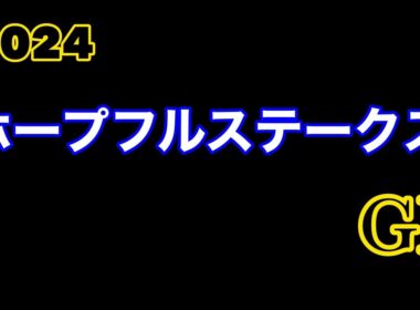 2024ホープフルステークスGIパドック