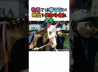 牝馬では勝てない時代を終わらせた名牝 #競馬#horse