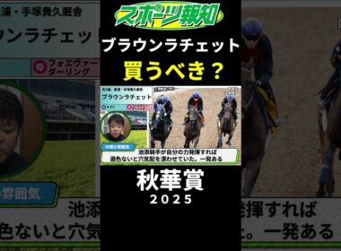 【秋華賞2025】ブラウンラチェットを買うべき？競馬記者の見解、取捨ポイントは