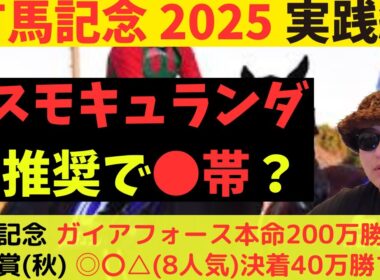 【12人気コスモキュランダ推奨】有馬記念2025実践動画