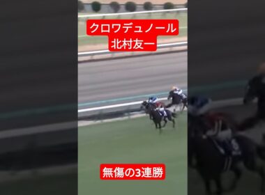 ホープフルステークス勝ったのはクロワデュノール北村友一無傷の3連勝。