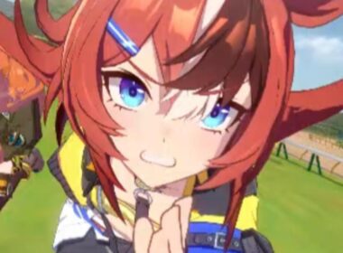 【ウマ娘】バブルガムフェロー　96年天皇賞秋　実況　三宅正治　バブルだ！バブルだ！バブルガムフェローだ！！夢にまで見たG1制覇蛯名正義！　右手をあげてガッツポーズ！！サクラローレル　マヤノトップガン