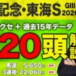 【2026関屋記念＆東海Sの出走馬20頭＆過去15年データ解説】◎ジョバンニで馬連4点で5650円🎯3連複15点で22060円🎯でまたしてもカンペキ予想炸裂！絶好調のkotaがW重賞を完全解説！
