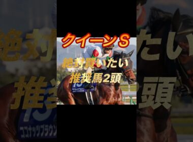 クイーンステークス2026 絶対買いたい推奨馬2頭紹介